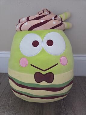 Squishmallows Sanrio Keroppi Dessert Plush Toy Soft Stuffed Animal 2023